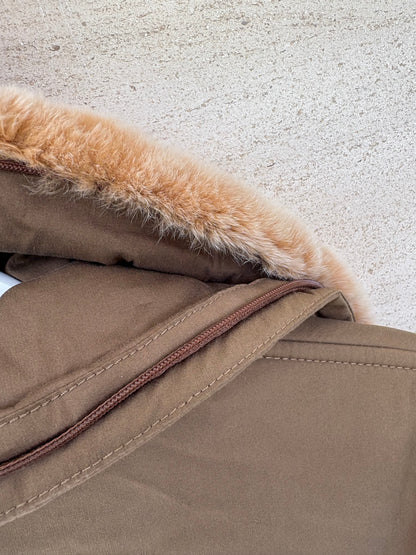 BELSTAFF. Khaki green quilted jacket with pockets. TM