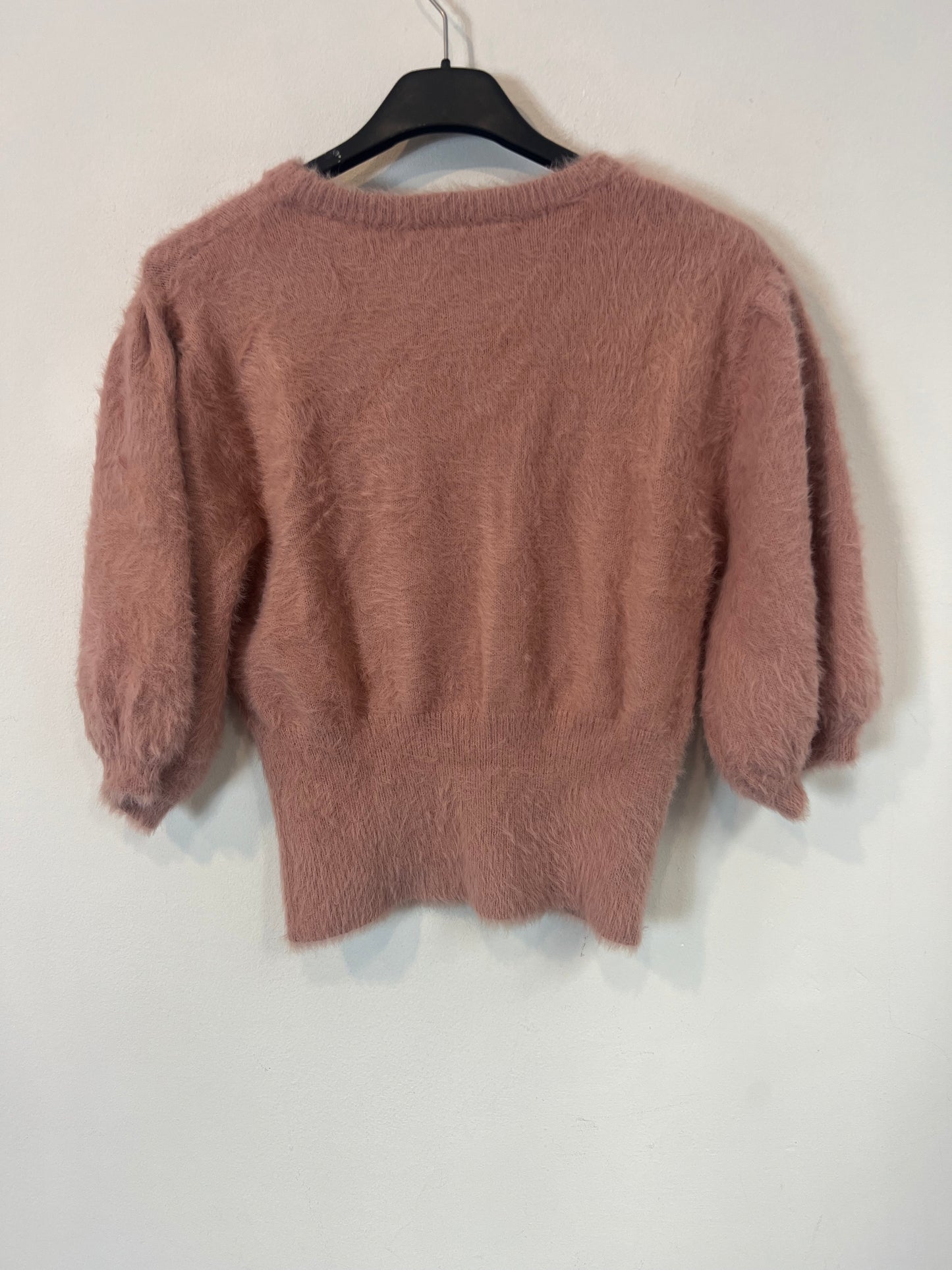 ZARA. Powder pink textured top. TM