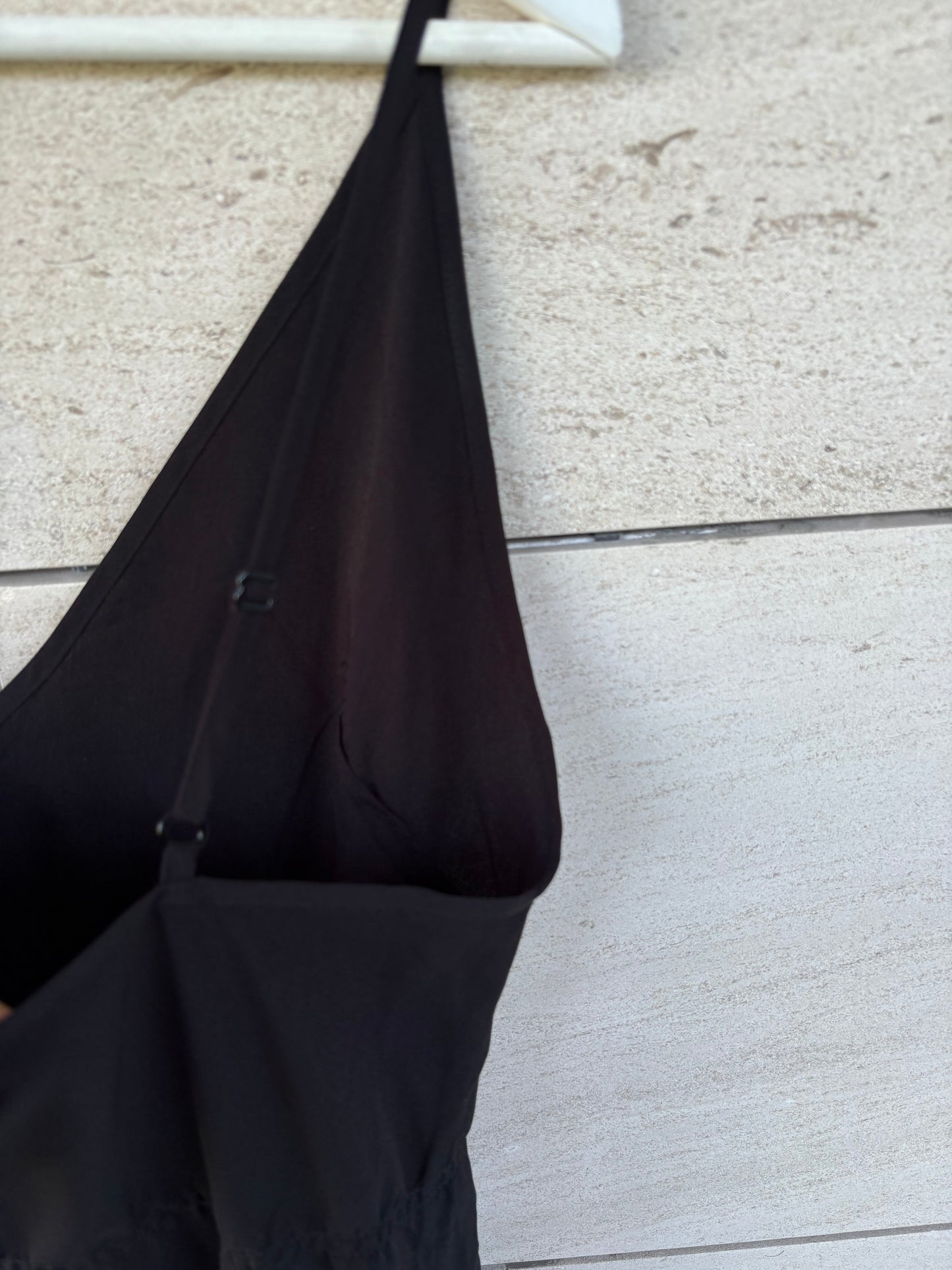 SANDRO. Vestido largo seda semitransparente. T 38