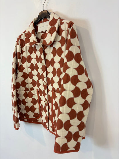 DESIGNERS SOCIETY. Chaqueta textura estampado retro
