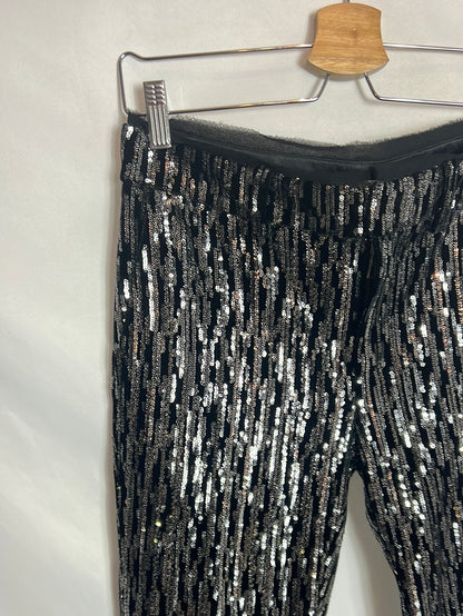 ZADIG&amp;VOLTAIRE. Sequin cropped pants. T 36