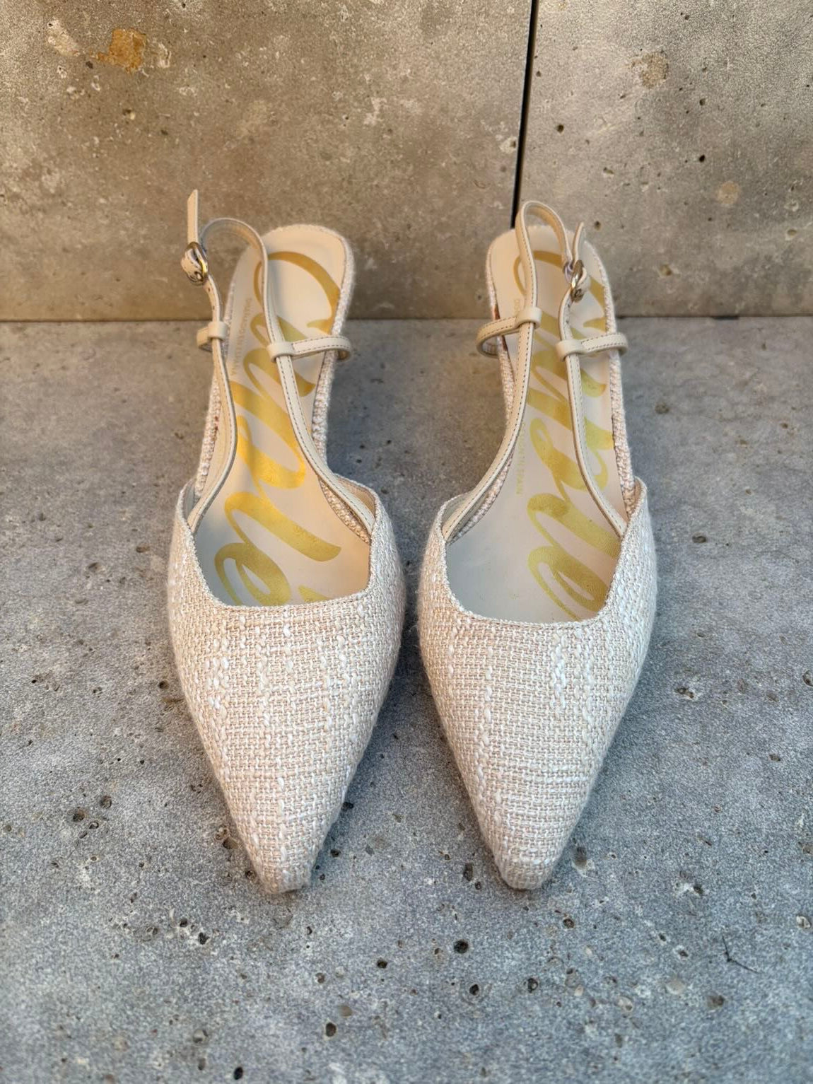 CUPLÉ. Zapato tweed destalonado. T 39