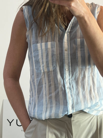 MANGO. Top algodón rayas. T XS