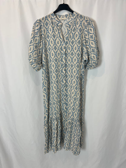 MINDTRAVELER. Blue print midi dress. YOU (M)