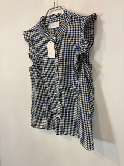 POLIN ET MOI. Blusa cuadros vichy