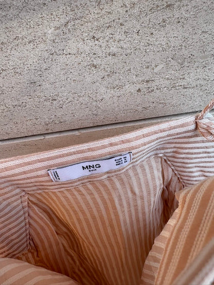 MANGO. Top fluido rayas