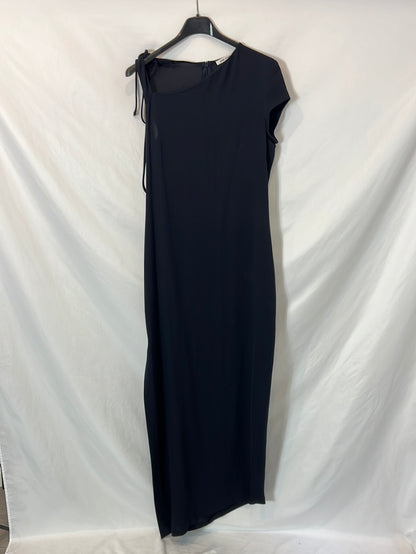 ANGEL SCHLESSER. Asymmetrical blue long dress TU(S)