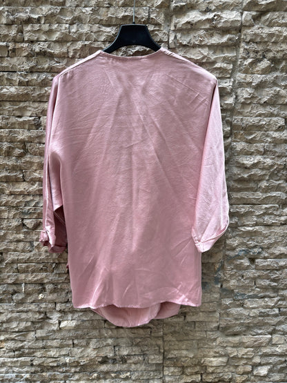 TCN. Top seda rosas claro. T S