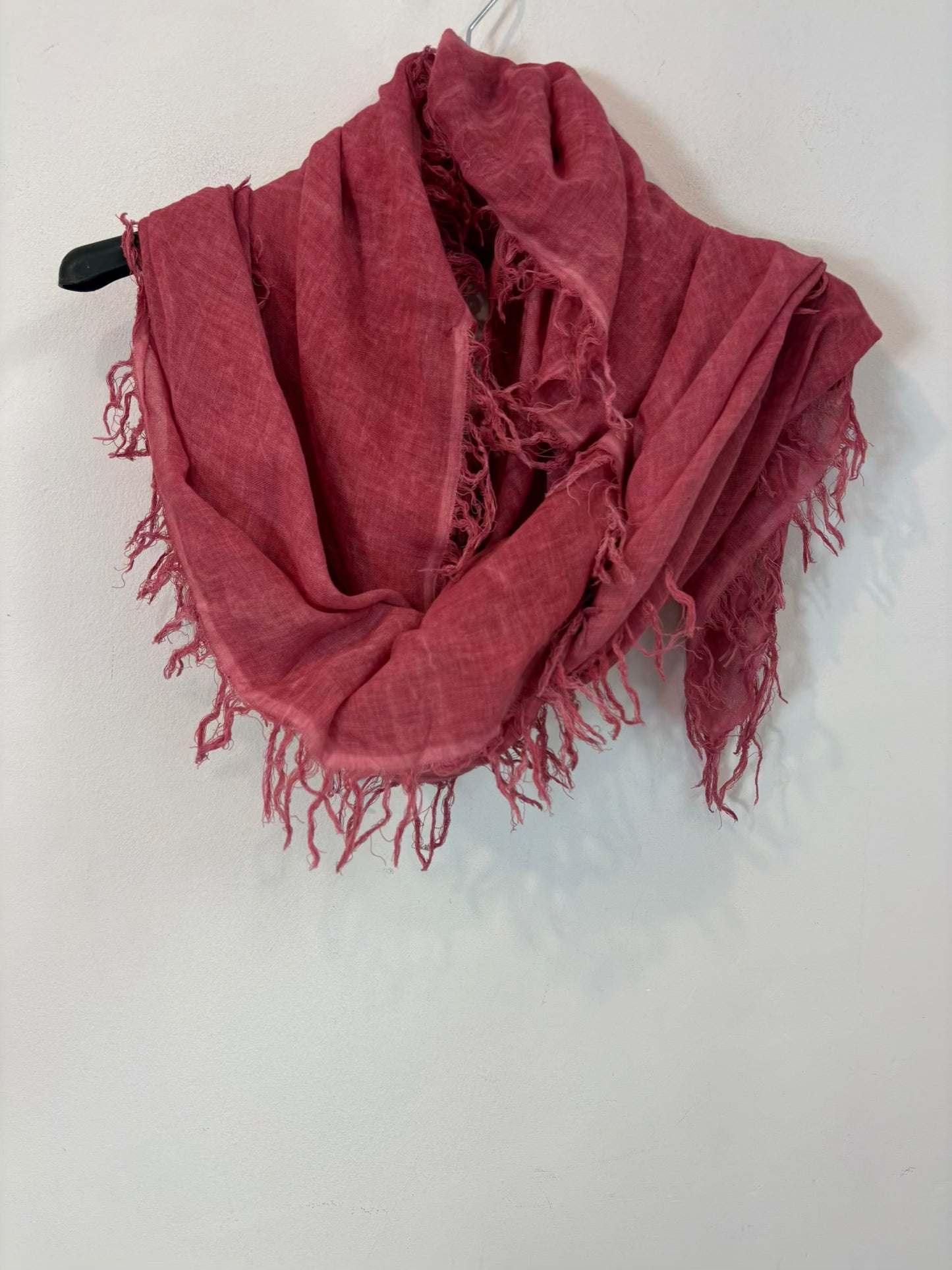 ZADIG & VOLTAIRE. Pañuelo rosa algodón