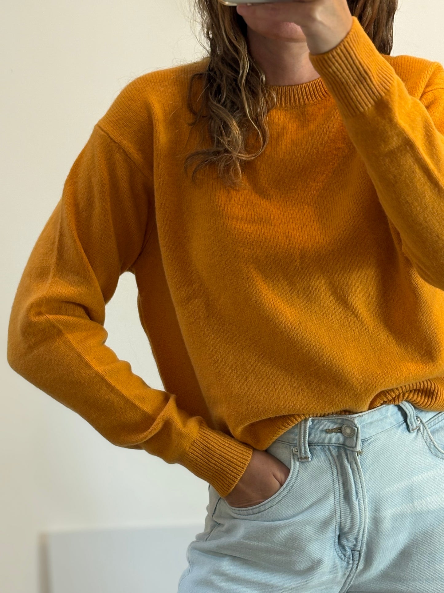 ZARA. Black stretch knit top. TL