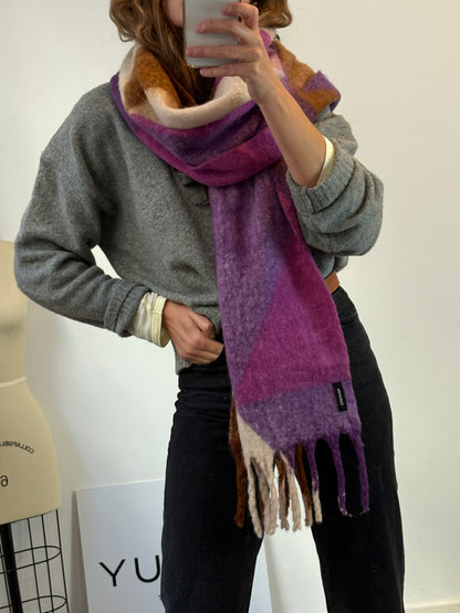 TINTORETTO. Bufanda tonos malva