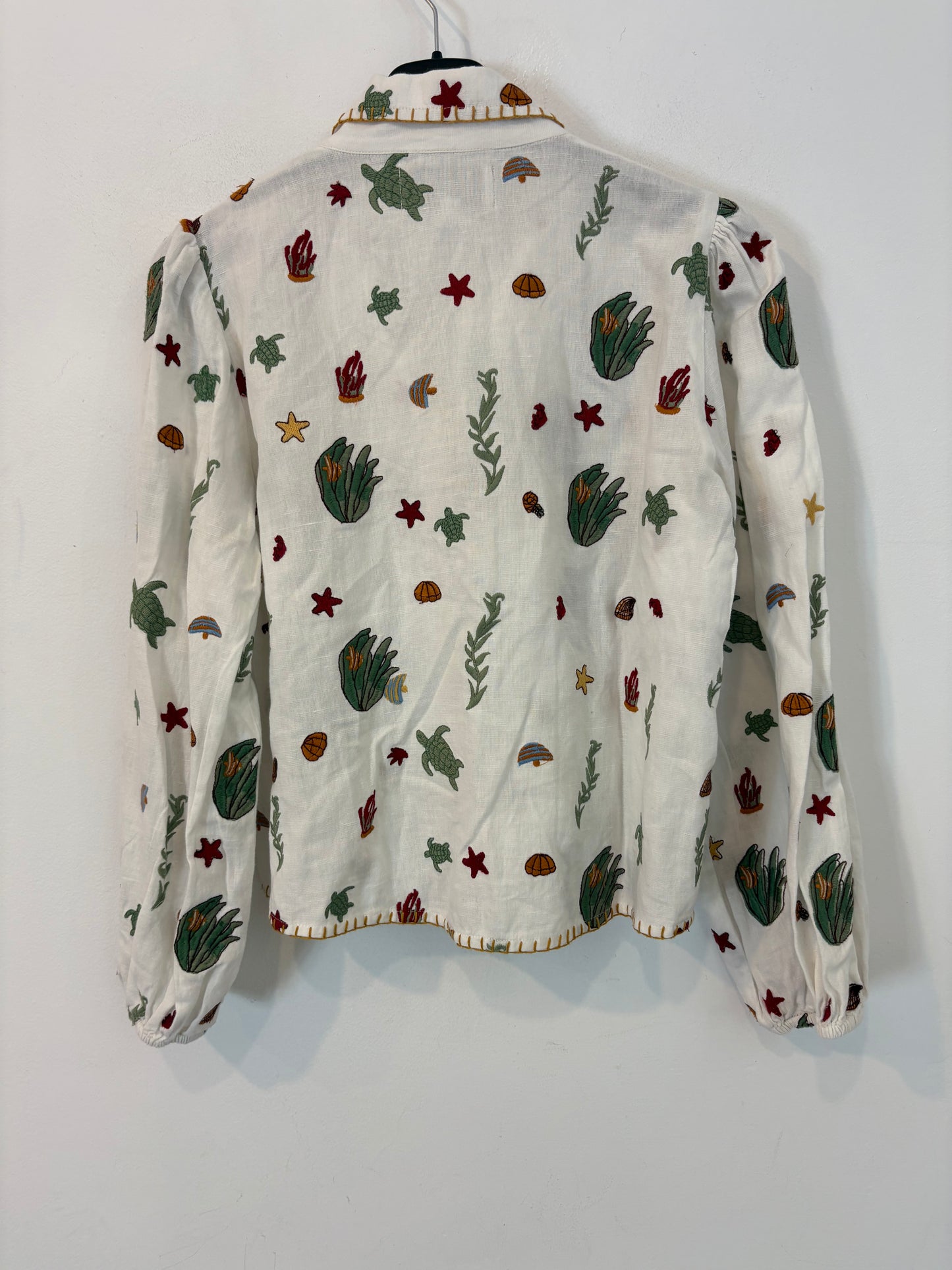 MICHONET. Blusa detalles bordados. T XS