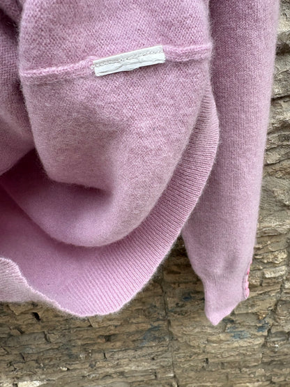 EASY WEAR. Chaqueta malva cashmere