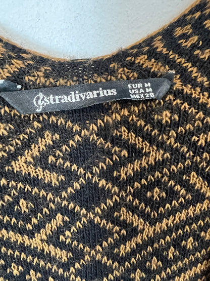 STRADIVARIUS. Kimono punto estampado geométrico. T M