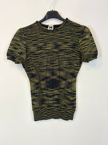 MISSONI. Top punto elástico jaspeado. T M