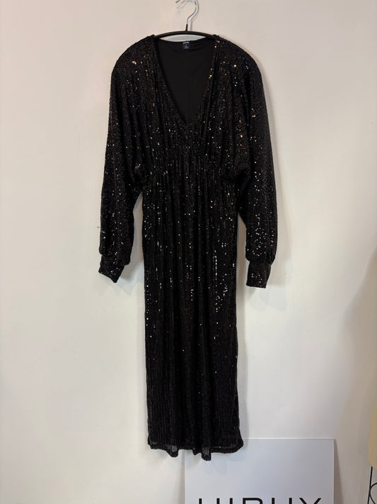 OTRAS. Vestido midi  lentejuelas