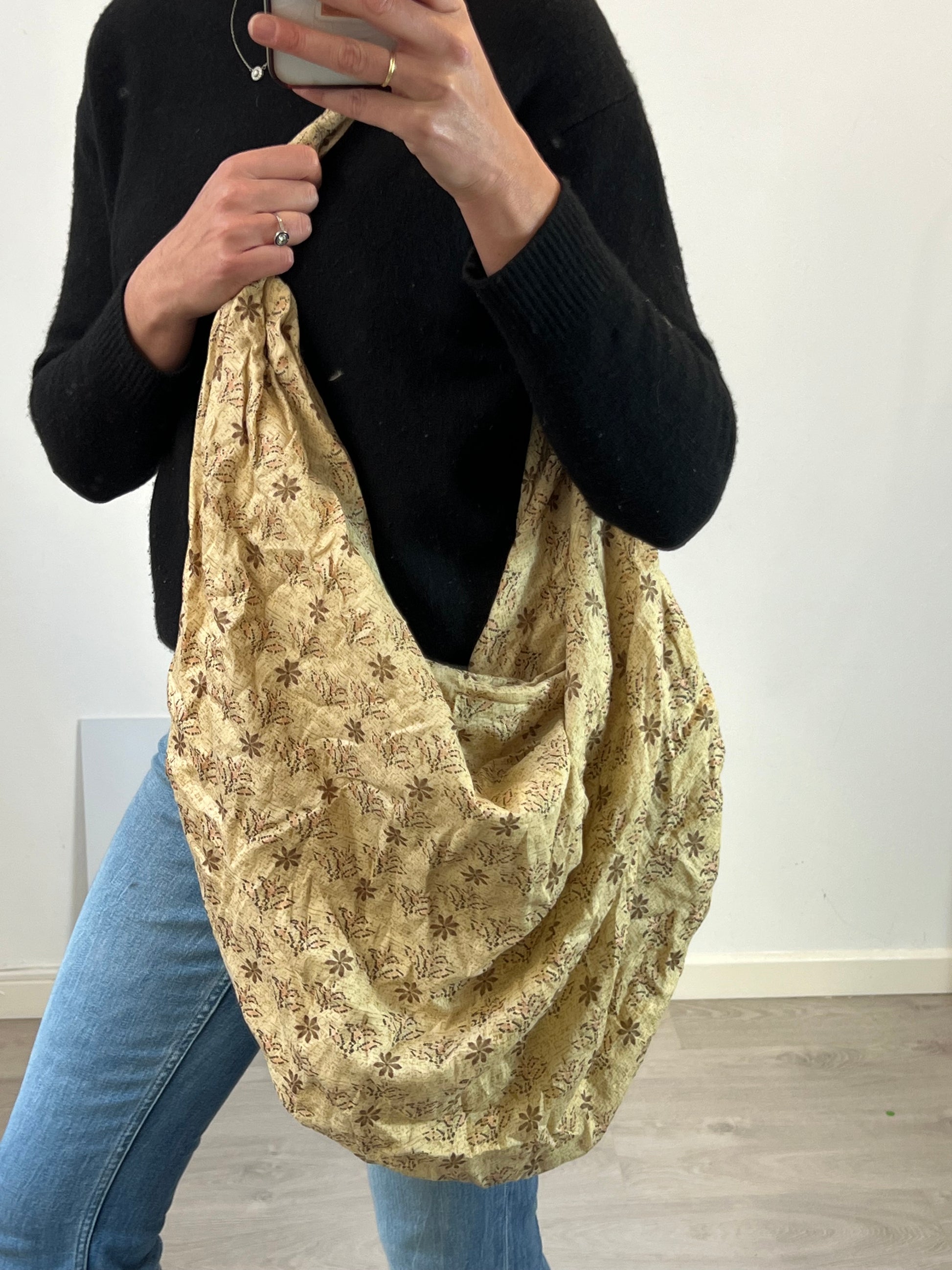 Bolso Saco Bolso Tipo Bolsa De Tela Bolso De Tela Con Forma De