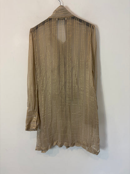 ZARA. Black stretch knit top. TL