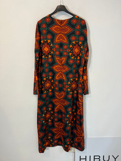 ZARA. Long printed dress. TL