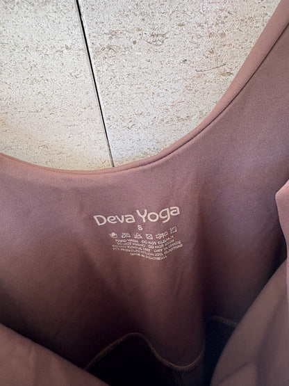DEVA YOGA. Mono marrón largo yoga. T S