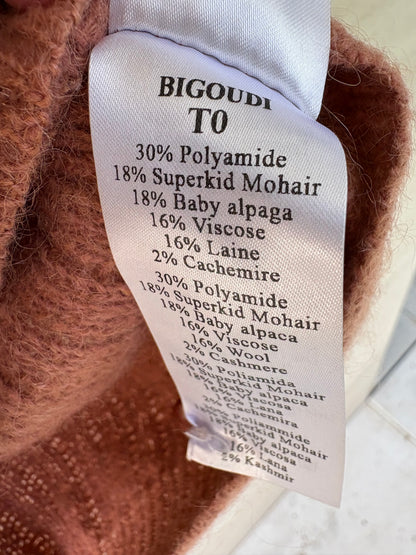 DES PETITS HAUTS. Chaqueta punto con lana