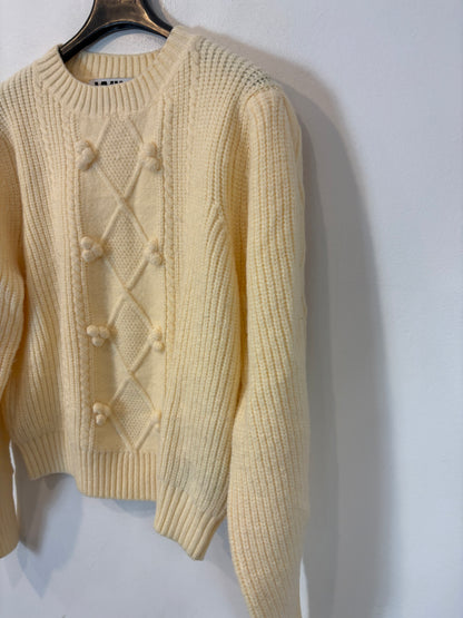 ZARA. Black stretch knit top. TL