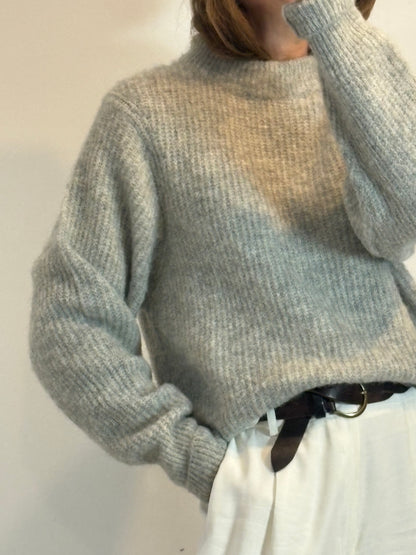 AMERICAN VINTAGE. Jersey gris con lana