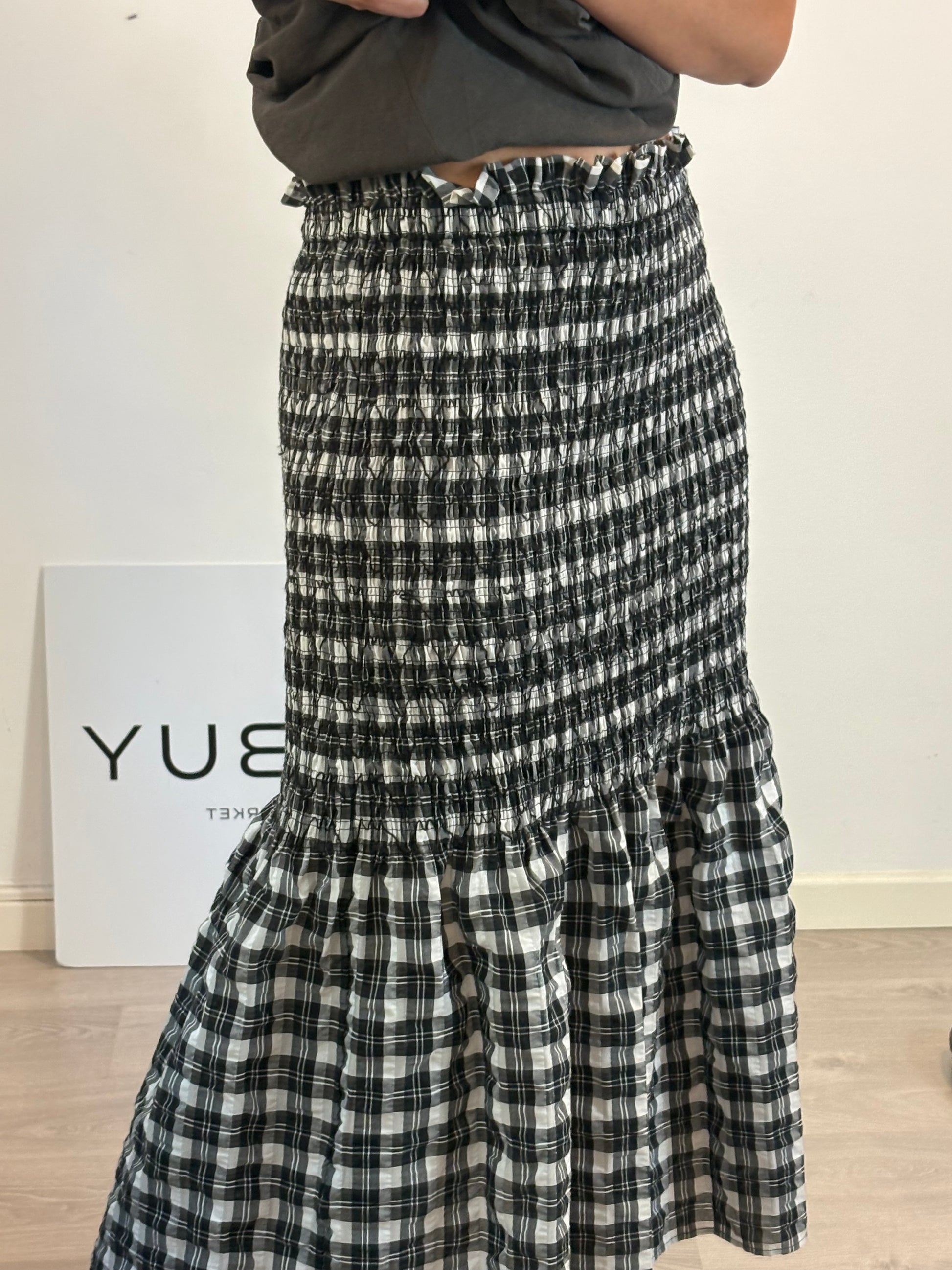 Falda midi cuadros – Hibuy market