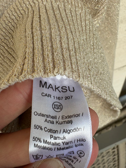 MAKSU. Buttoned thread jacket. Size XS/S