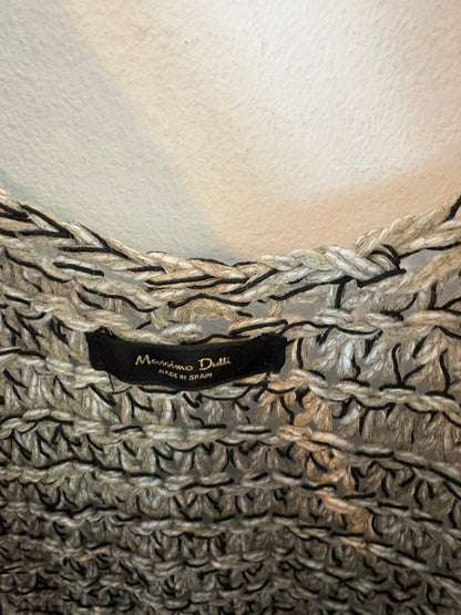 MASSIMO DUTTI. Open knit top. TM
