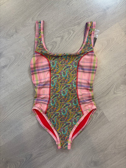 OTRAS. Bañador reversible rojos. T S