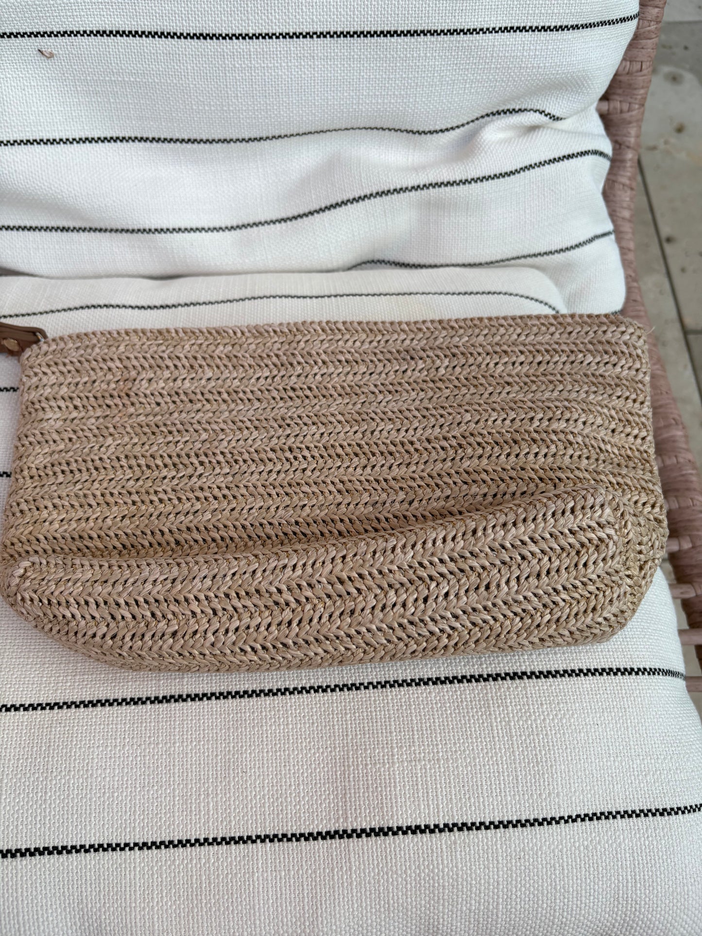 WOMEN´SECRET. Bolso de mano rafia