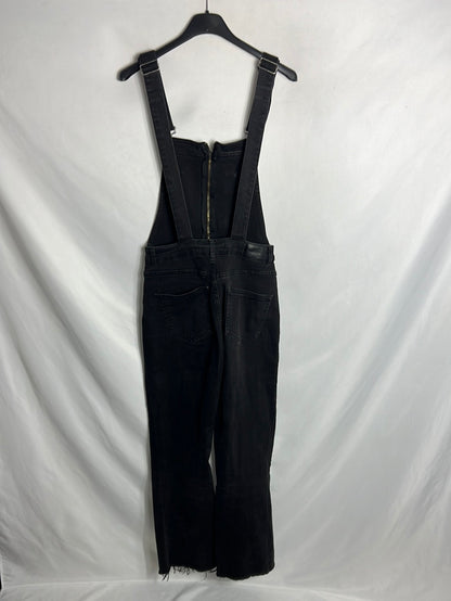 ZARA. Peto negro denim T.xs