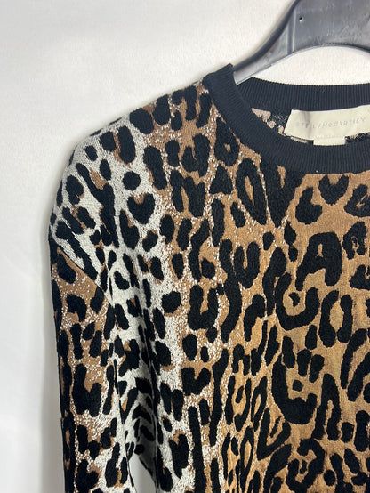 STELLA McCARTNEY. Animal print sweater. T 38