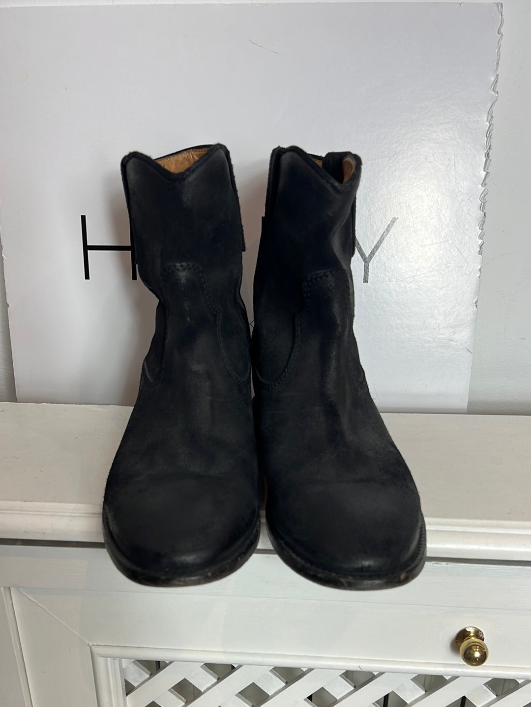 ISABEL MARANT. Botines piel plataforma interior. T 41