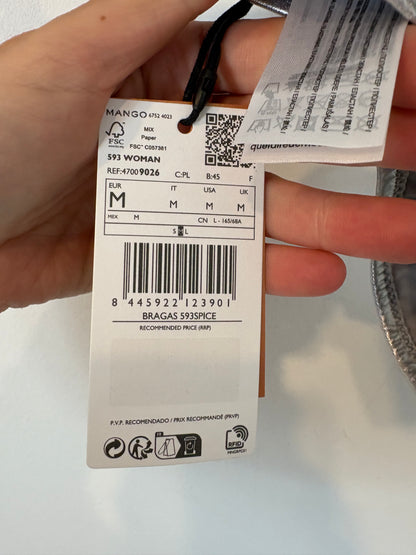 MANGO. Silver Brazilian bikini. TM