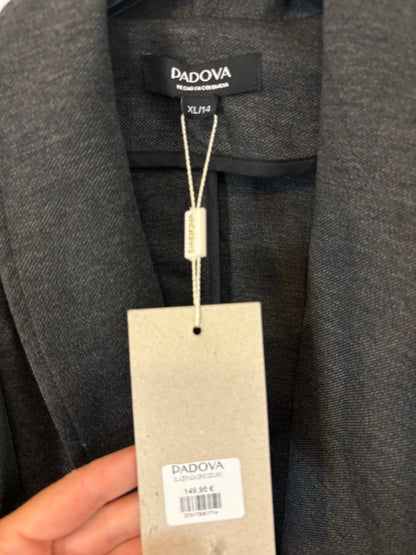 PADOVA. Chaqueta gris jaspeada manga volumen