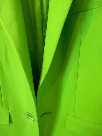 THE ATTICO. Blazer verde hombreras