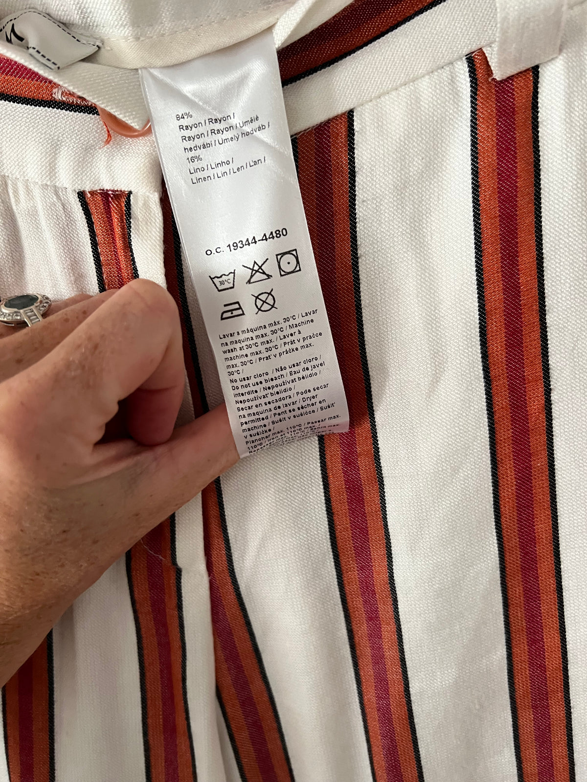 ZARA. Long brown dress TM