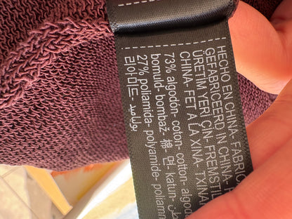 MASSIMO DUTTI. Top hilo marrón halter