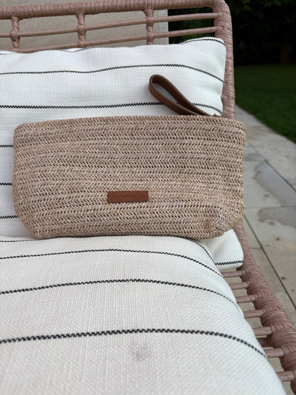 WOMEN´SECRET. Bolso de mano rafia