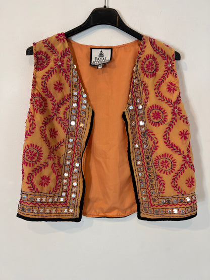 OTRAS. Chaleco bordados y abalorios. T S/M