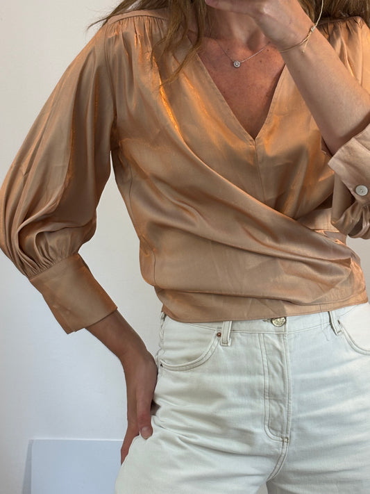 SOPHIE&LUCIE . Blusa lazada multiposición . T 38