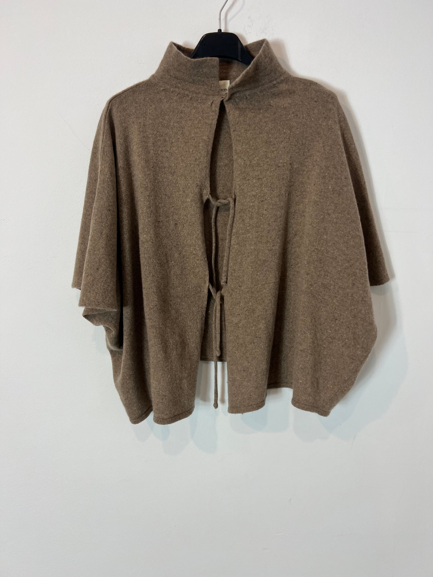 MARIA DE LA ORDEN. capa punto beige  cashmere TU(S)