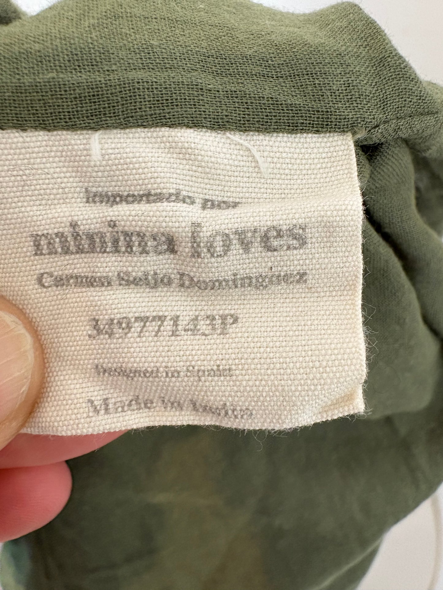 MININA LOVES. Vestido largo de flores
