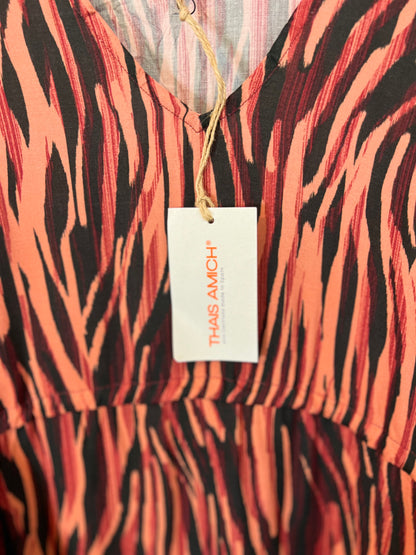 THAIS AMICH. Vestido largo estampado T.xs\s