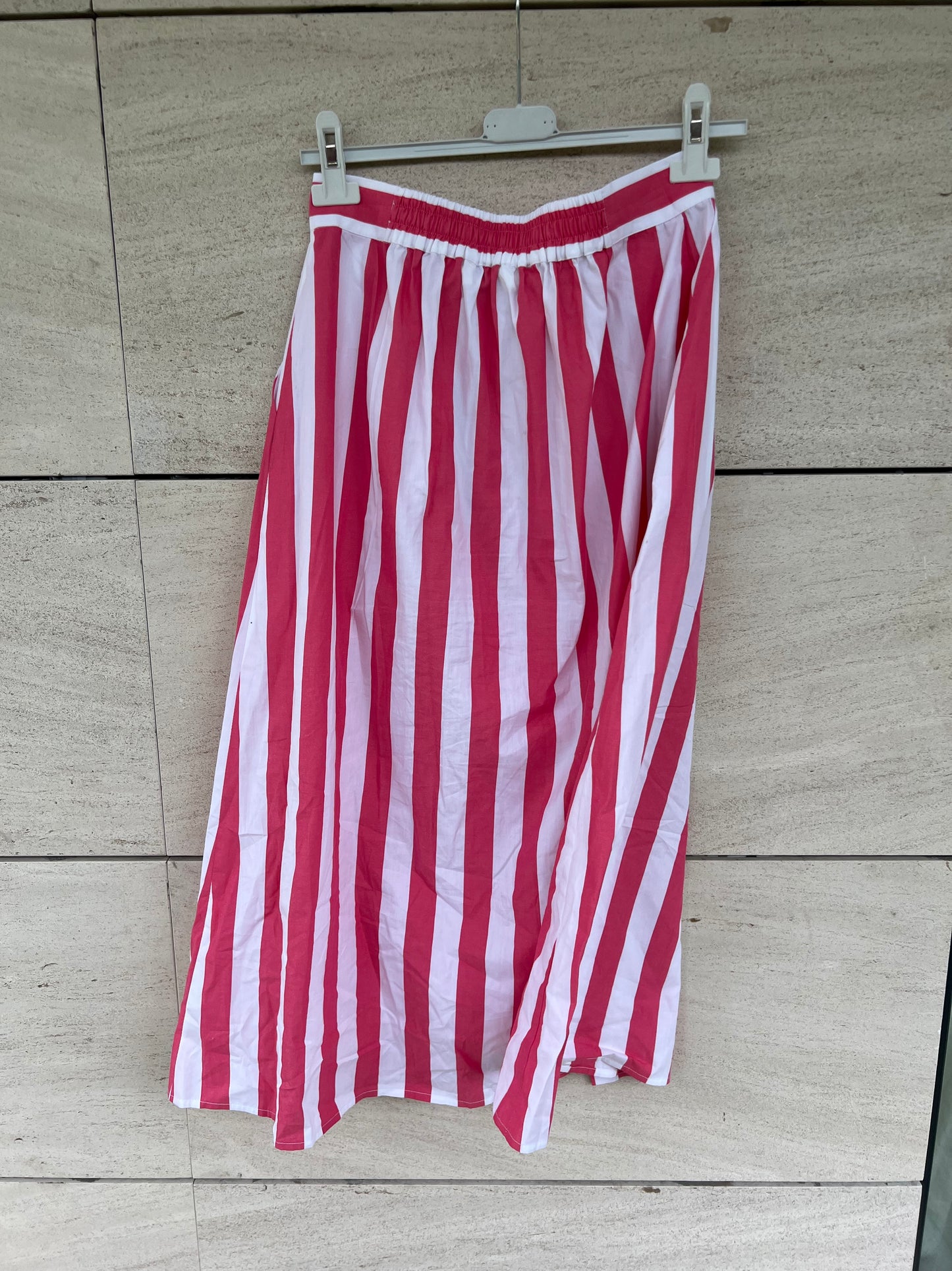 BALZAC. Falda midi rayas T.36