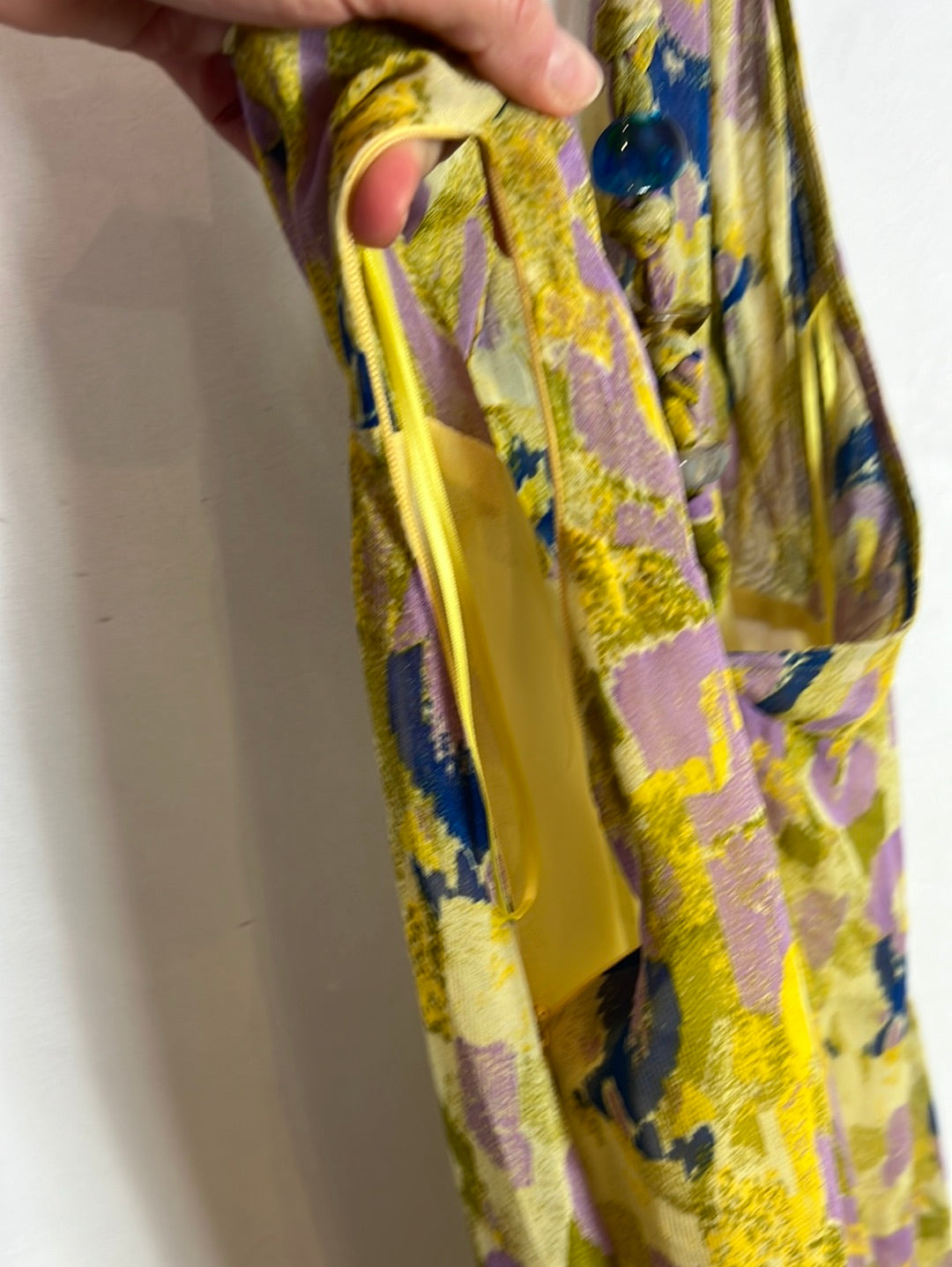 ZARA. Vestido largo gasa estampado detalle espalda. T S