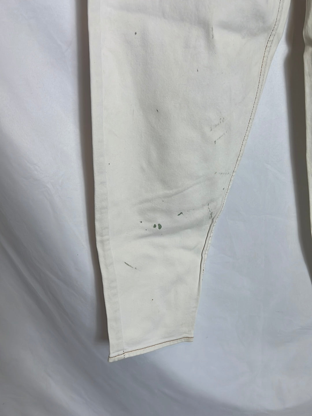 MAJE. Raw denim with seam detail. Size 36