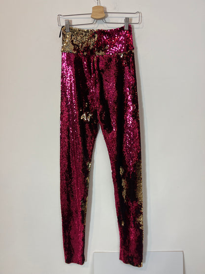 ALEXANDRE VAUTHIER. Two-tone sequin trousers, size 38